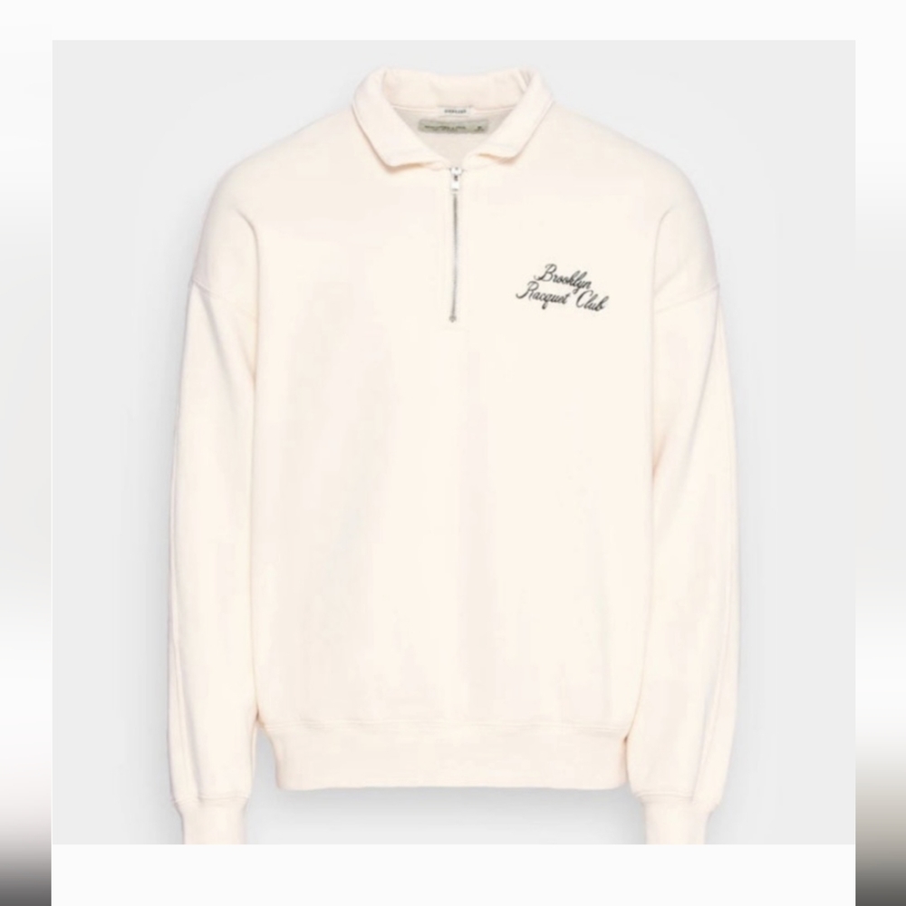 Abercrombie and Fitch soft fleece quarter zip fleece sweatshirt
